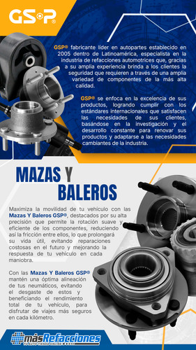 Balero Doble Rueda Del,tras Izq/der Fiesta 00 Al 19 Gsp