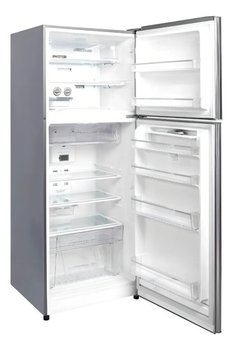 Refrigerador sem gelo em aço inoxidável Challenger Black CR 568 com freezer 441L 127V