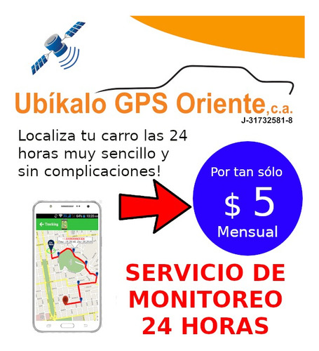 Servicio De Monitoreo 24 Horas Gps Trackers + Plataforma