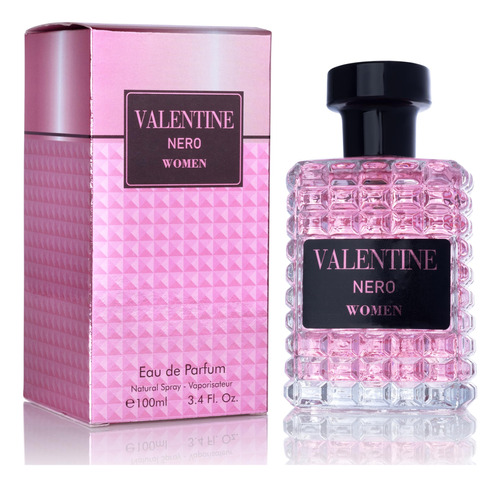 Valentine Nero - Eau De Parfum Para Mujer, Aroma Floral Ám.