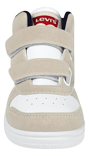 Tenis Niño Levi´s 0409370824 Simipiel Blanco 13-16