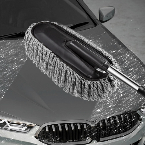 Hjq Cepillo De Coche Con Mango Telescópico Extensible Para