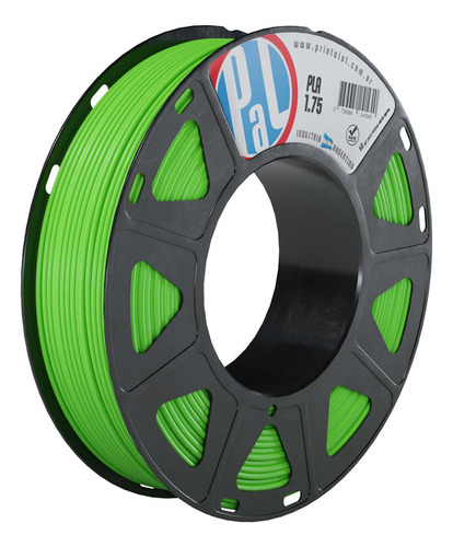 Printalot filamento para impresoras 3d Pla 1.75mm x 1kg color verde ninja