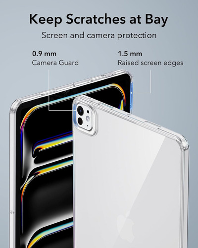 Funda Para iPad Pro 2024 De 13 Transparente Delgada Livi