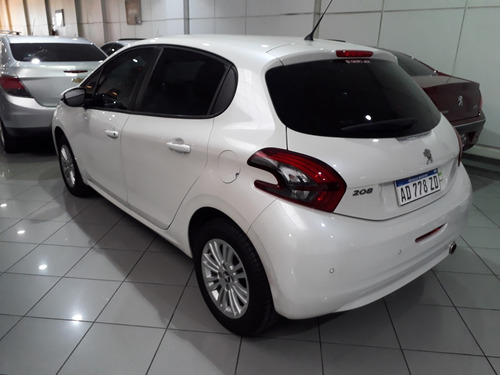 Peugeot 208 Allure 1.6 2019, Concesionario Oficial, Blanco