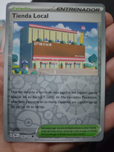 Cartas Pokemon Town Store Reverse Holo Español