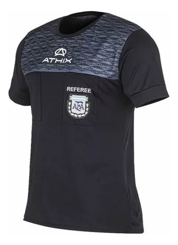 Camiseta Arbitro Athix Oficial Afa Negra