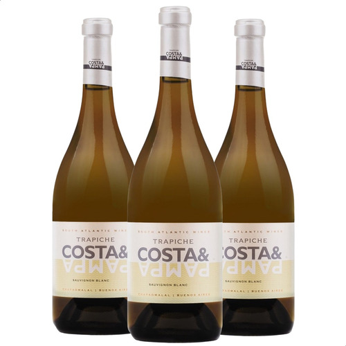 Vino Trapiche Costa & Pampa Sauvignon Blanc X3 - 01almacen