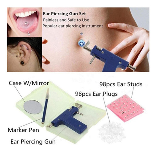 Máquina Piercing Do Umbigo Do Nariz Da Orelha Do Umbigo Com