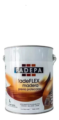 Pintura Impregnante Para Madera Fadepa 4 Litros Brillante