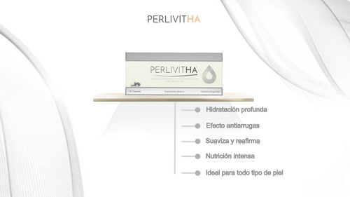 Perlivit Ha Ácido Hialurónico+ Colágeno+ Vitamina C Y E X 60 Todo Tipo De Piel Día/noche