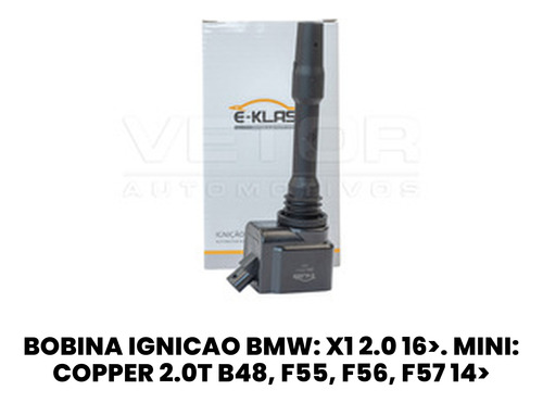 Bobina Ignição Bmw X1 2.0 16 Mini Cooper 2.0t B48 F55 F56 F
