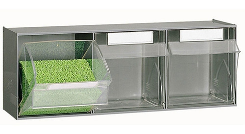 Contenedor Apilable Plastico Fami 3 Compartimentos Practibox