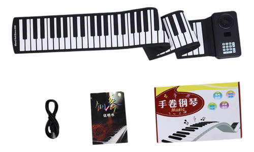 Teclado Enrollable De , Piano, Teclado De Mesa Con Sonido