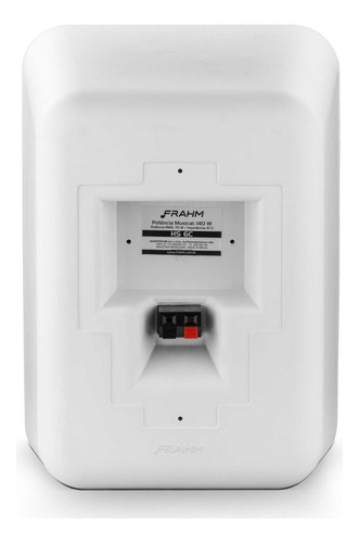 Caixa Passiva Frahm Hs-6 Outdoor 140w Rms Par Som Cor Branco
