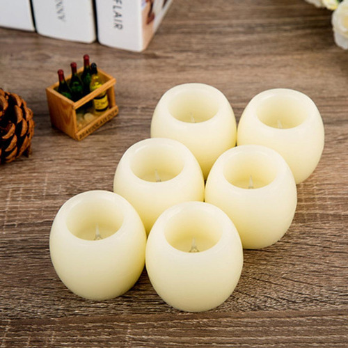2pcs Parpadeo De Simulación Sin Llama Led Lámpara De Té