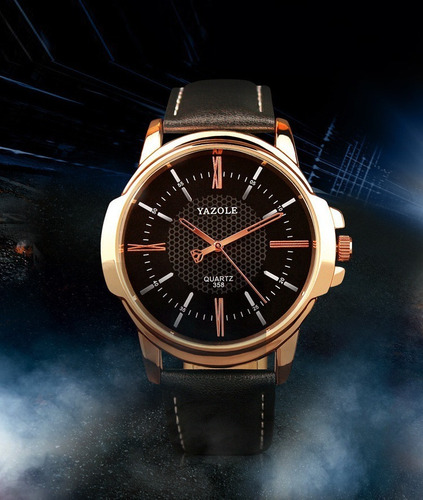 Reloj Negro Minimalista Para Hombre