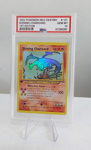 Shinning Charizard Holo 1st Edition Neo - Proxy Premium Shining Charizard Inglés