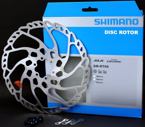 Disco Rotor De Freno Shimano Slx Rt66 6-tornillos (203mm)