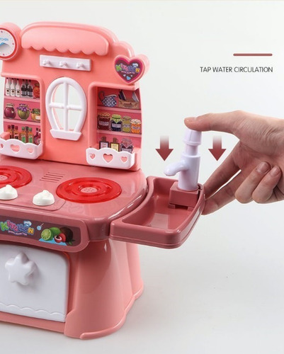 [u Cocina Cocinita Infantil Luz, Sonido Y Agua 24 &yt