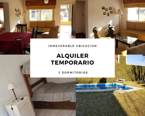 Alquiler Temporario Casa En Funes Piscina