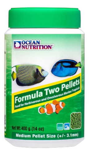 Alimento P Peces Ocean Nutricion Formula Two Pellets M 400g