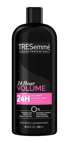 Shampoo 24 Hour Volume Biotin Y Colágeno Tresemmé. 828 Ml