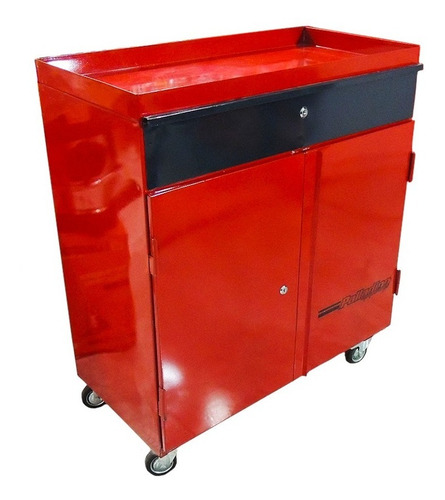 Mesa Rodante Estantes Con Cajón Y Puertas Palladino