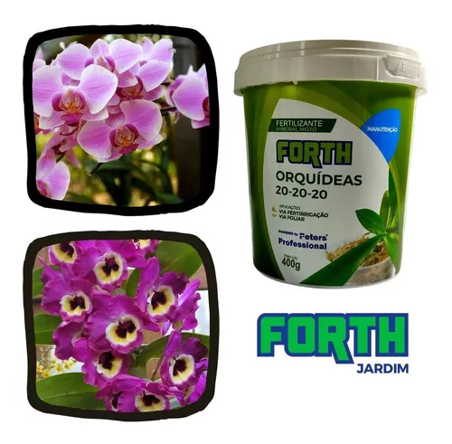 Adubo Fertilizante Forth Orquídeas Manutenção Npk 20-20-20 | ACAMPSPORT