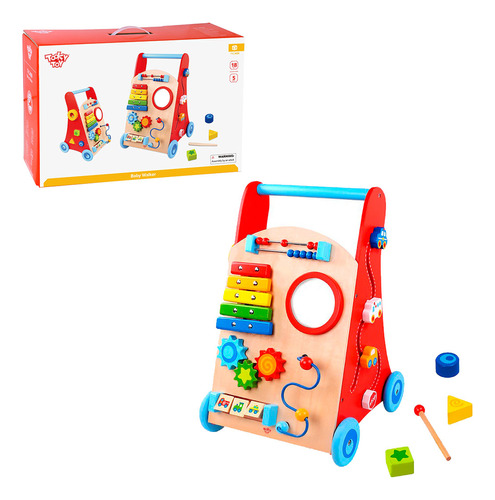 Caminador De Bebé Tooky Toy Baby Walker Didáctico