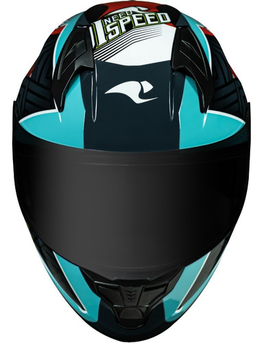 Imagem 6 de 8 de Capacete Race Tech Sector Voltkon Azul Lançamento