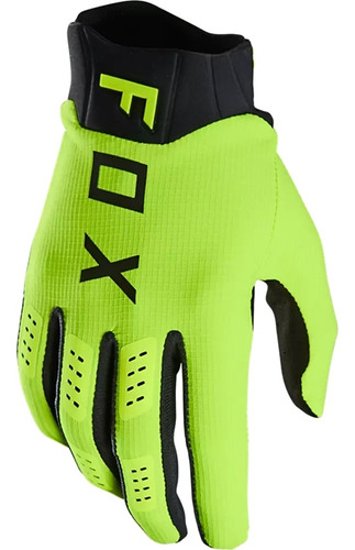 Guantes de motocross Fox Flexair, amarillo flúor, talla M