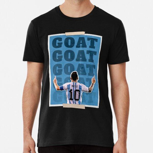 Remera Lionel Messi Goat Algodon Premium