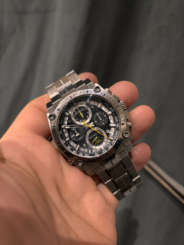 Bulova Presicionist Plata Negro Negro (Usado)