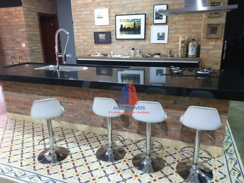 Imagem 4 de 30 de Casa Com 3 Dormitórios À Venda, 480 M² Por R$ 2.500.000 - Condomínio Portal Dos Nobres - Americana/sp - Ca1507