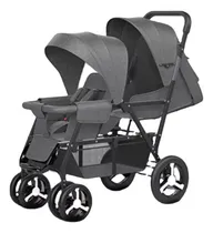 Comprar Coche Doble Para Gemelos Carro Mellizos 2 Niños Cochecito Bb