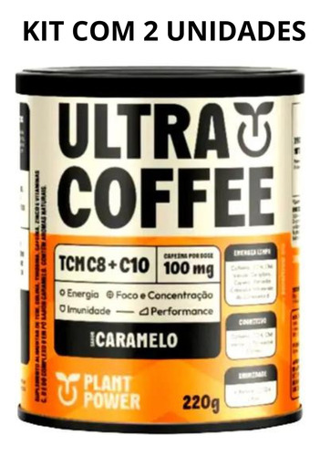 Ultracoffee Caramelo 220gr Kit Com 2 Unidades Total 440gr