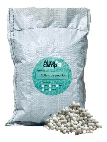 Sulfato De Amonio Fertilizante Granulado Pastos 1kg