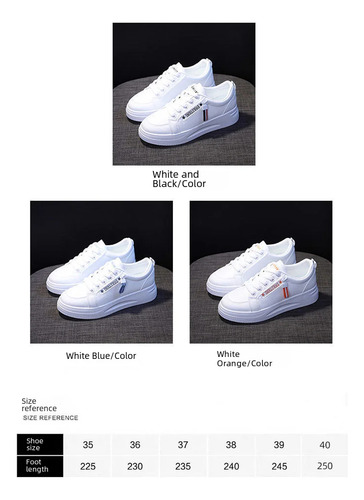 Zapatillas De Skate De Piel Para Mujer, Informales, Deportivas, De Primavera