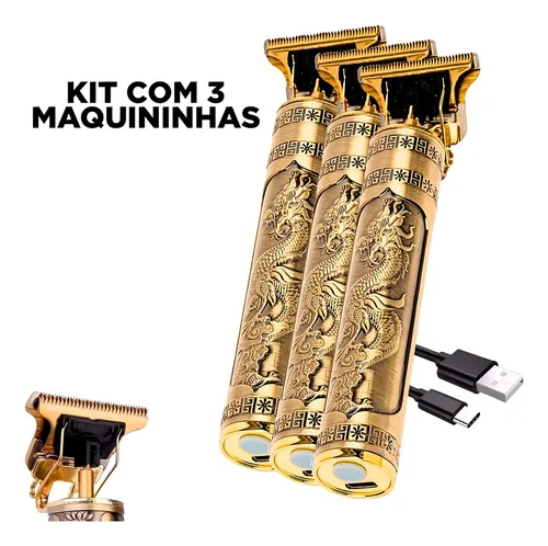 Kit con 3 máquinas para recortar barba de dragón y cortar pelo