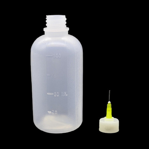 3 X 2 Uds 100cc Punta De Aguja Pegamento Botella Aplicador