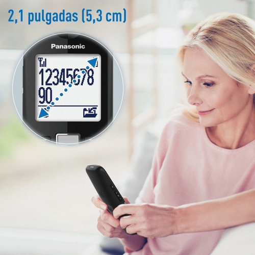 Panasonic Kx-tgu432b Teléfono Inalámbrico Negro 2 Unidades