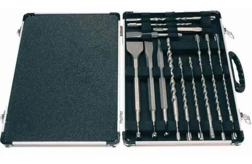 Imagem 5 de 7 de 17 Pc Brocas Sds Plus + Talhadeira E Ponteiro D-42444 Makita