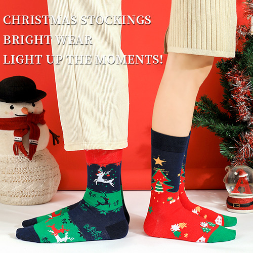 1 Par De Calcetines Unisex Hasta Media Pantorrilla Con Temát