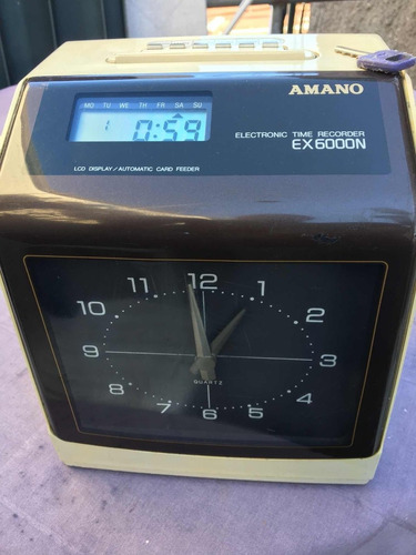 Reloj Para Control De Personal/amano Ex 6000n