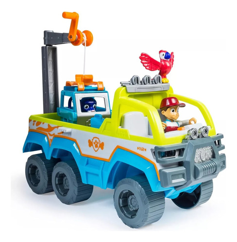 Camion Paw Patrol Rescate En La Jungla Ryder Animales Luces