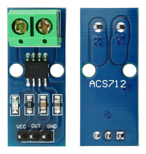 Sensor De Corrente 20a Acs712 Ac/dc Com Efeito Hall Arduino