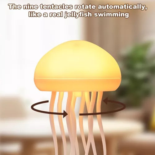 Lámpara De Mesa De Color Medusa Led Con Garras De Baile