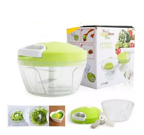 Rallador Cortador Picador Frutas Verduras Manual Portátil   