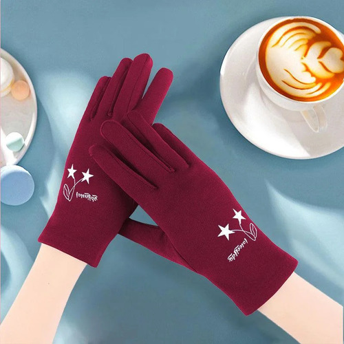 Guantes Cálidos Con Forro Polar Para Mujer, Invierno Y Exter